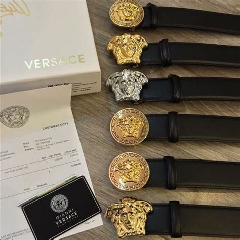 versace fake label sweat shirt|authentic versace belt.